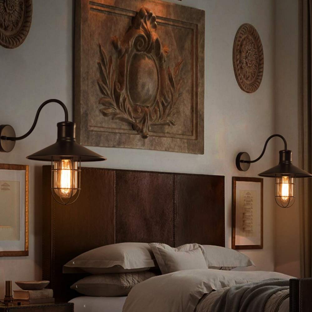 BarnBright | Klassische Wandleuchte im Käfig-Design A Decorique.de