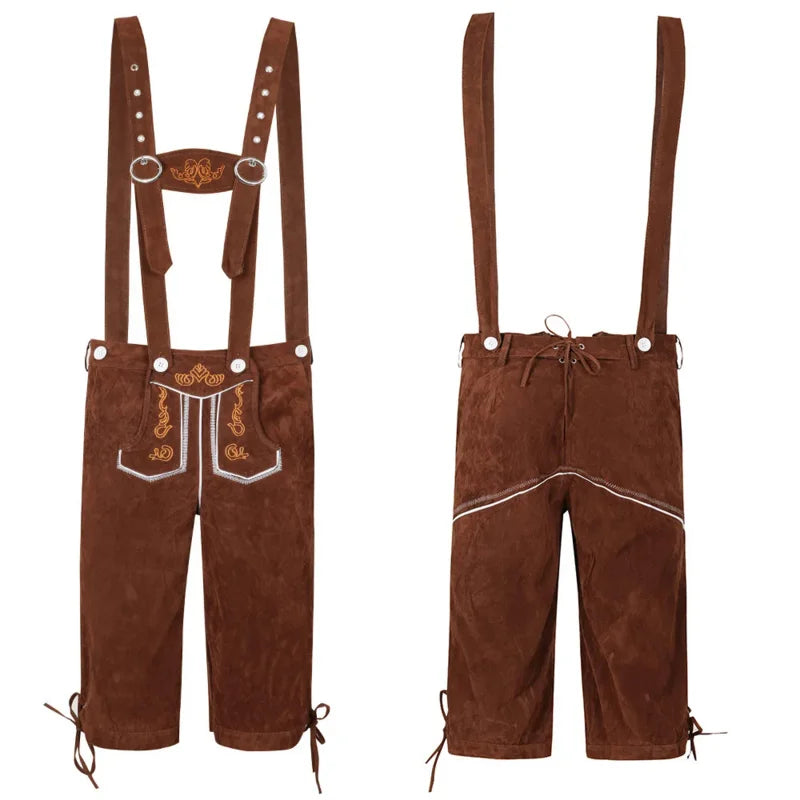 BavariFit | Herren Oktoberfest Lederhosen Braun Decorique.de