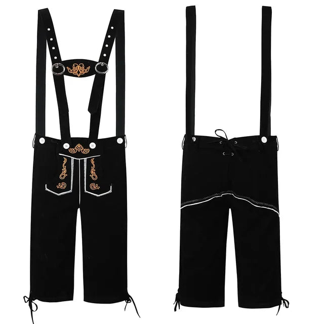 BavariFit | Herren Oktoberfest Lederhosen Schwarz Decorique.de