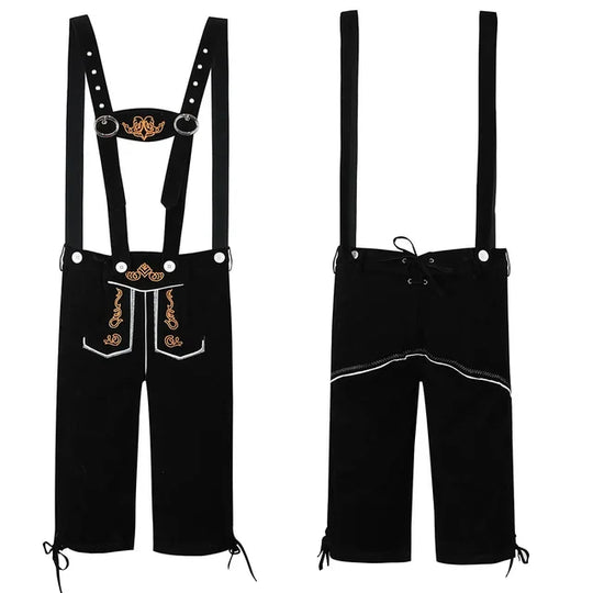 BavariFit | Herren Oktoberfest Lederhosen Schwarz Decorique.de
