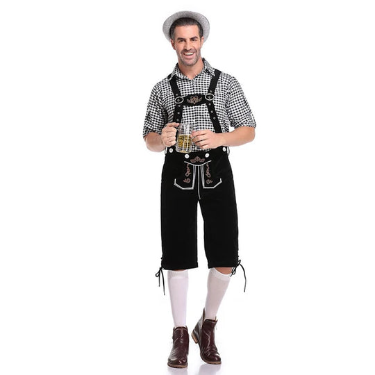 BayernLook | Ultimatives Oktoberfest-Outfit für Männer C3 Shorts Oberteil Hut Decorique.de