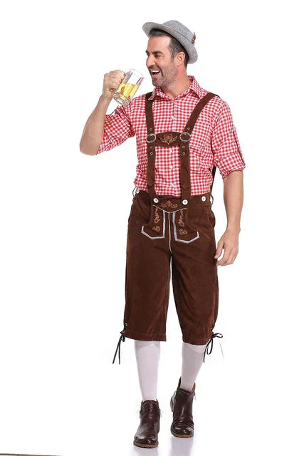 BayernLook | Ultimatives Oktoberfest-Outfit für Männer D2 Shorts Oberteil Hut Decorique.de