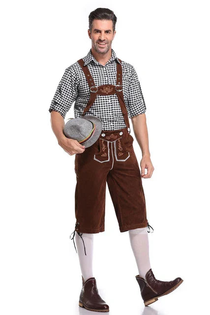 BayernLook | Ultimatives Oktoberfest-Outfit für Männer D3 Shorts Oberteil Hut Decorique.de