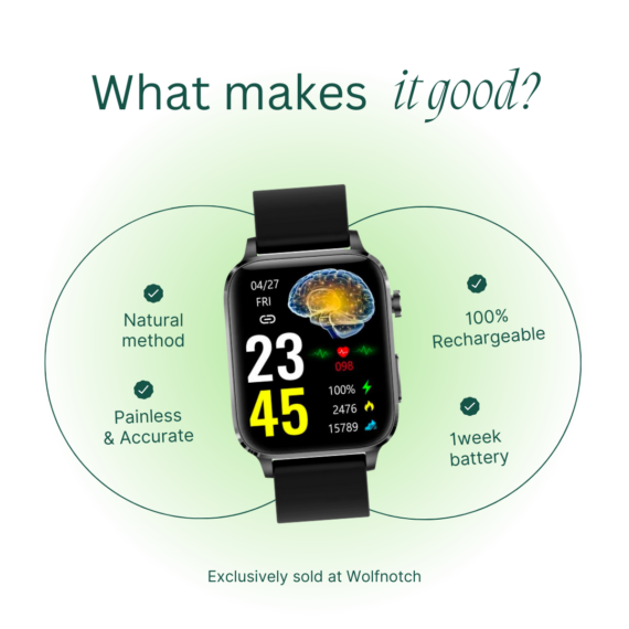 SugaWatch | Nicht-invasive Smartwatch zur Glukoseüberwachung & Lasertherapie