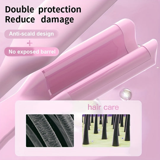 VelvetWave | 2-Barrel Welleneisen für sanfte & tiefe Locken