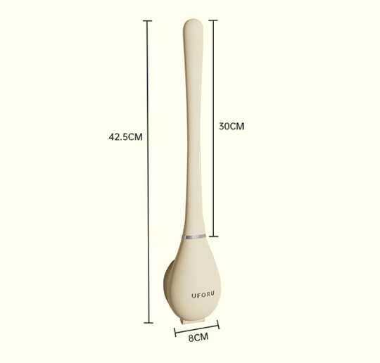 PureBrush | Elegante WC-Bürste mit antibakteriellem Silikonkopf