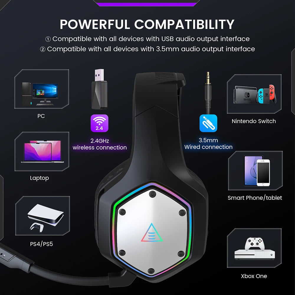 Valentino | Kabelloses Gaming-Headset – Fesselnder Surround-Sound-3