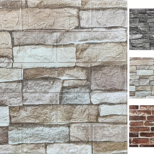 CosmoWall | Rechteckige 3D Wandfliesen – Matt & wasserfest