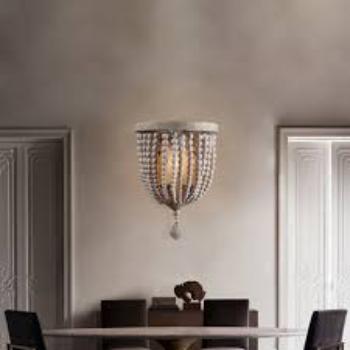 BeadShade | Handgefertigte Perlen-Wandleuchte Decorique.de