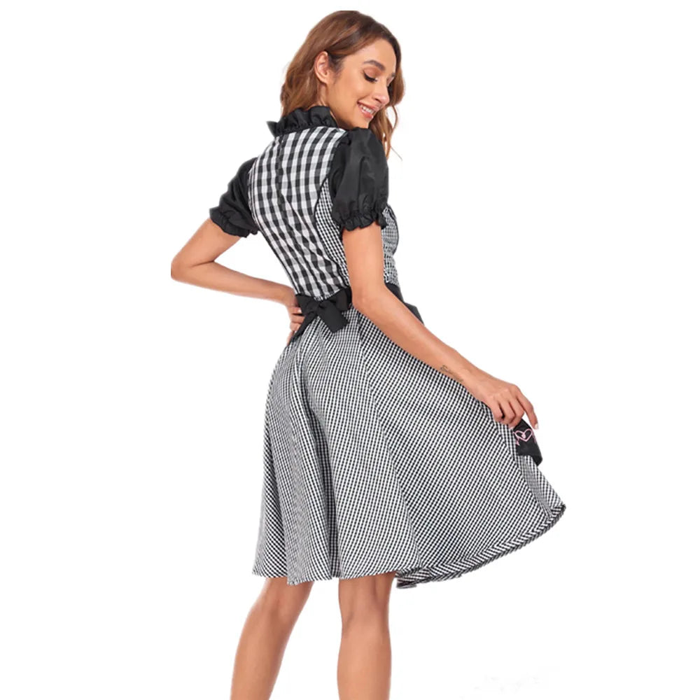Bergnacht | Damen-Dirndl – Klassisch Schwarz Decorique.de