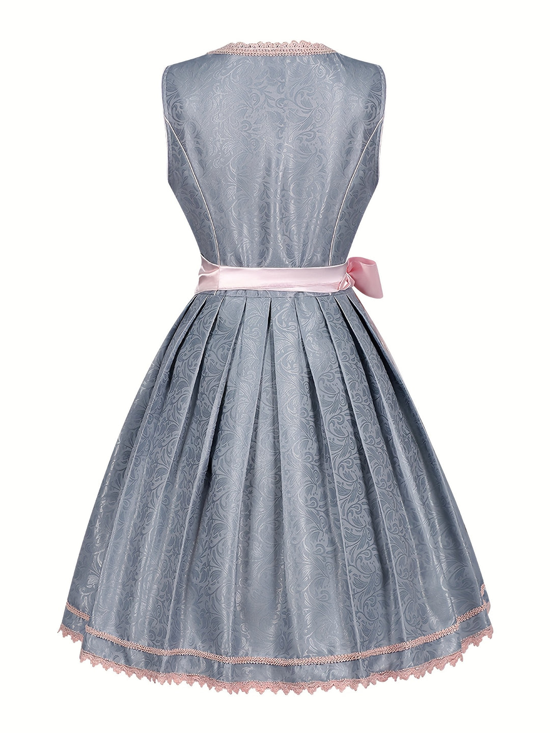 Bergwiese | Damen-Midikleid mit Schürze – Traditionelles Bierfestkostüm Decorique.de