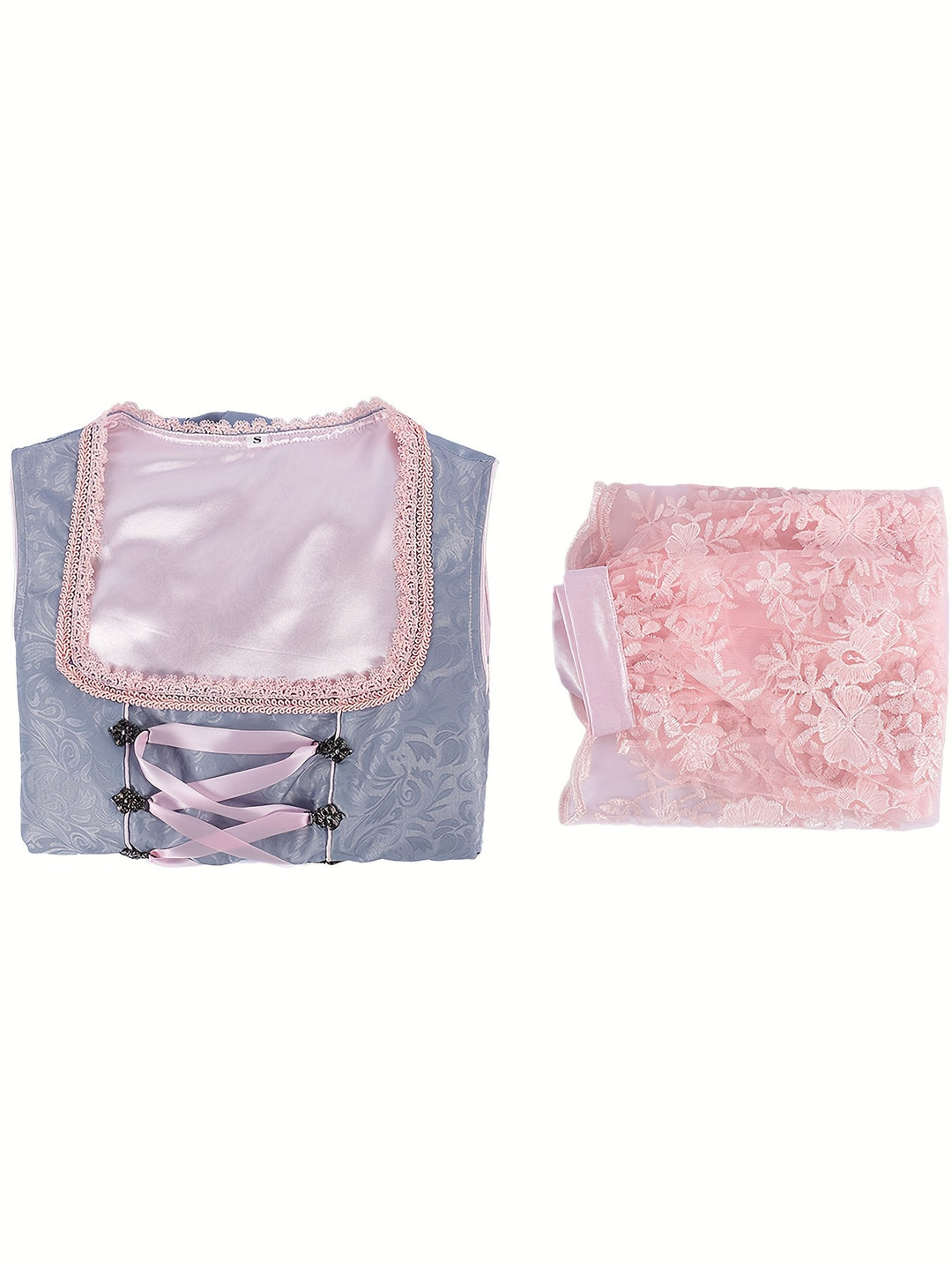 Bergwiese | Damen-Midikleid mit Schürze – Traditionelles Bierfestkostüm Decorique.de