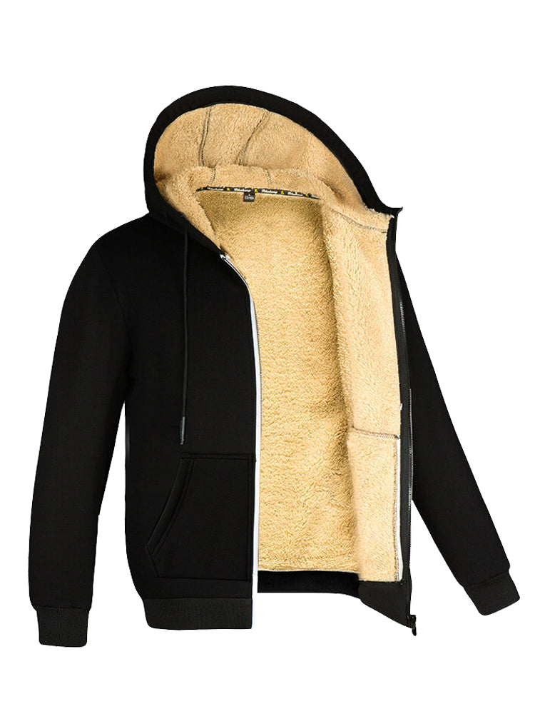 Bever | Herren Polar Fleece Weste – Wärme & Komfort für kalte Tage Schwarz Decorique.de