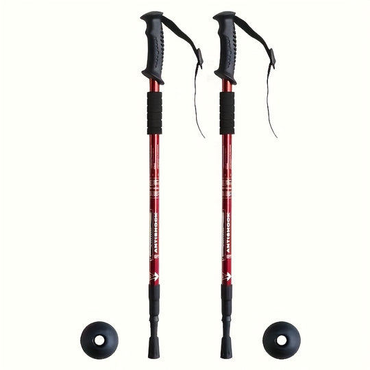 PeakStride | Ergonomische Teleskop-Wanderstöcke – 2 Stück in Verschiedenen Farben