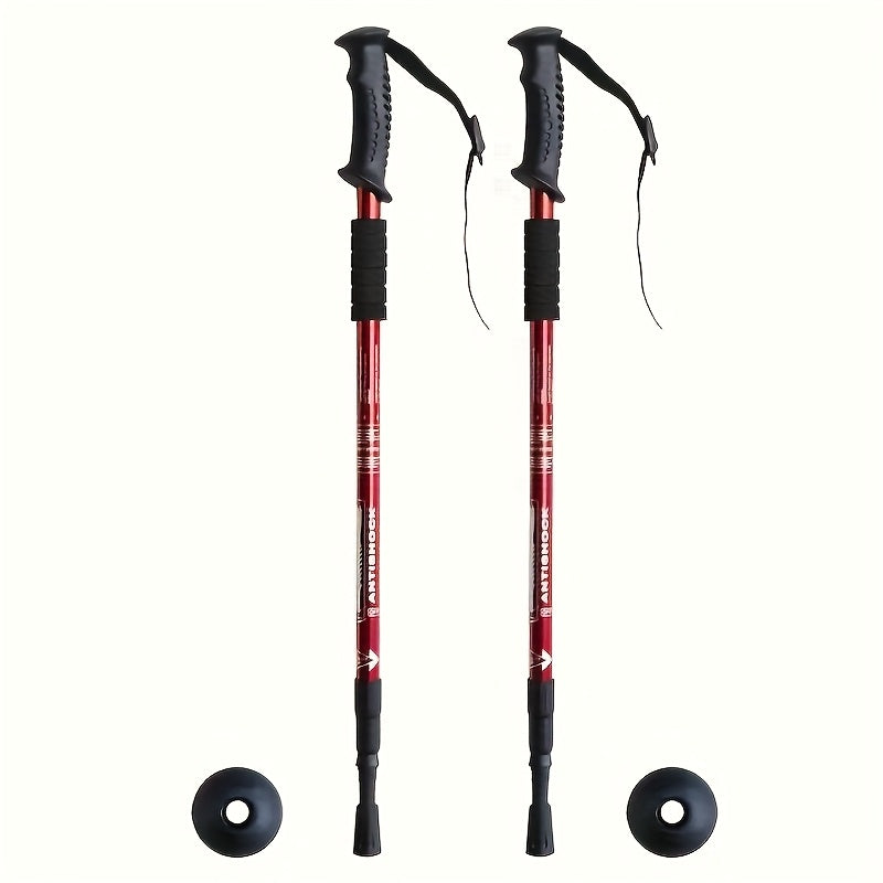 PeakStride | Ergonomische Teleskop-Wanderstöcke – 2 Stück in Verschiedenen Farben