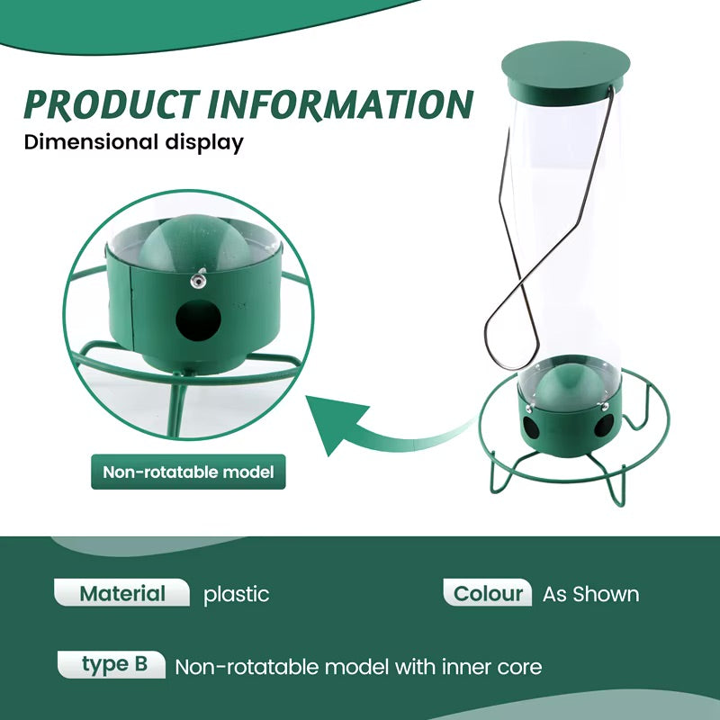 BirdSafe | Austernsicherer Vogelfutterspender Decorique.de