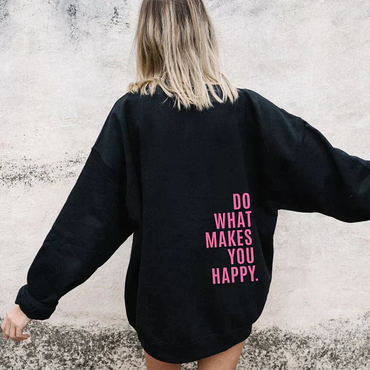 Variant image for Stylischer Damen Hoodie mit Buchstabendruck – Bequem und Warm für Herbst und Winter-28