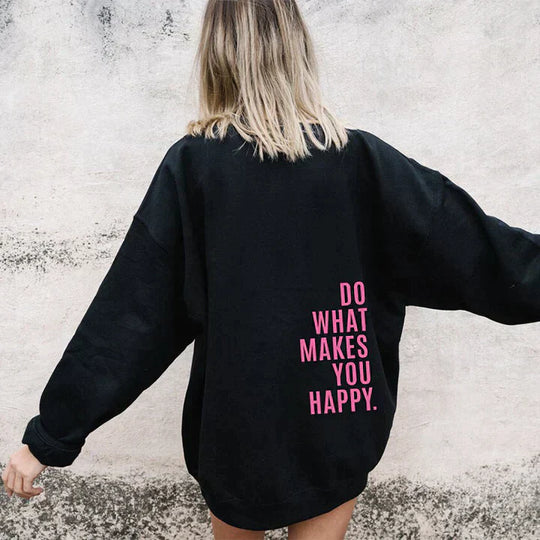 Variant image for Stylischer Damen Hoodie mit Buchstabendruck – Bequem und Warm für Herbst und Winter-28