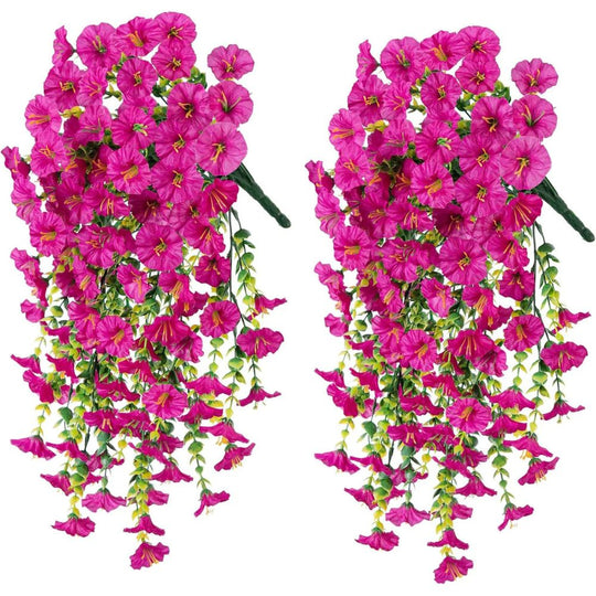 BloomEver | UV-beständige Morgenröte-Ranken für Balkon & Garten Rosenrot Decorique.de