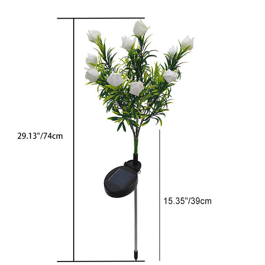 BloomRay | Solar Gartenlicht in Gardenienform Decorique.de