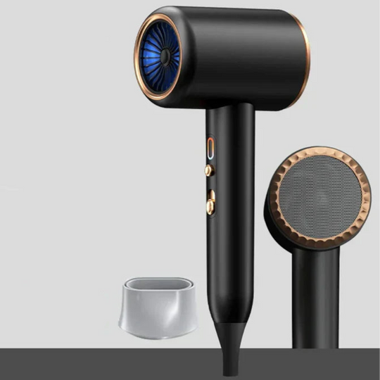 BlowLux | Leistungsstarker Haartrockner für glänzendes Haar Schwarz Decorique.de