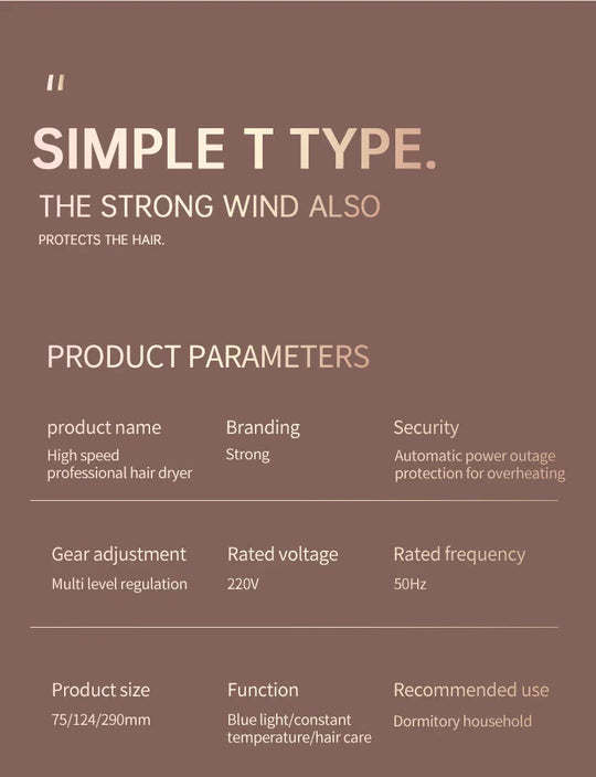 BlowLux | Leistungsstarker Haartrockner für glänzendes Haar Decorique.de