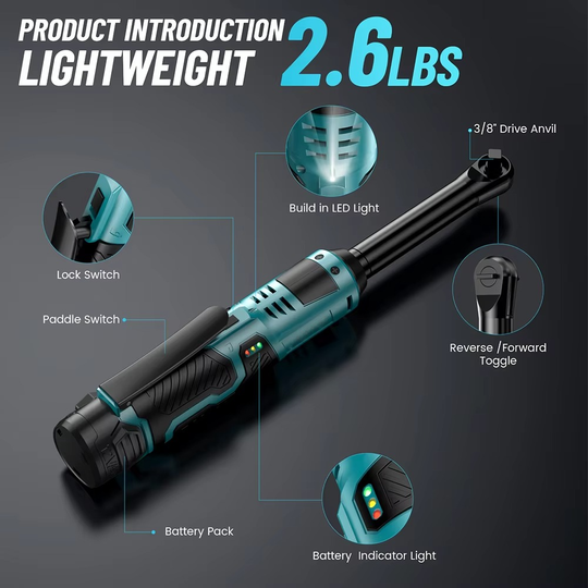 BoltPro | Elektrischer Ratschen-Schraubenschlüssel Decorique.de