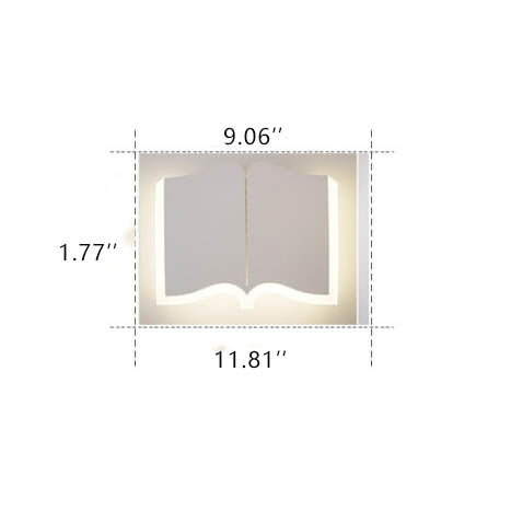 BookBeam | Open Book LED-Wandleuchte Decorique.de