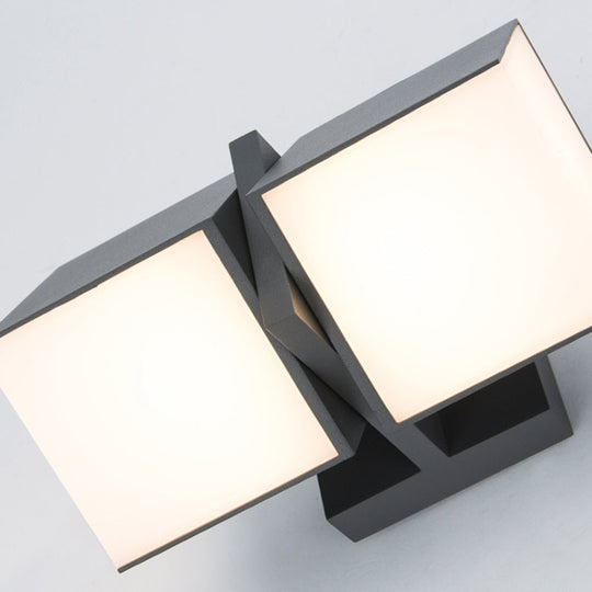BoxGlow | Elegante Geometrische Wandleuchte Decorique