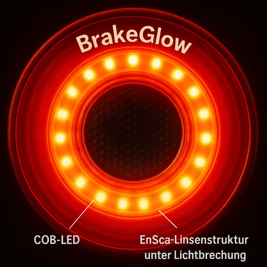 BrakeGlow | Ultra-intelligentes Rücklicht für Fahrrad Decorique.de