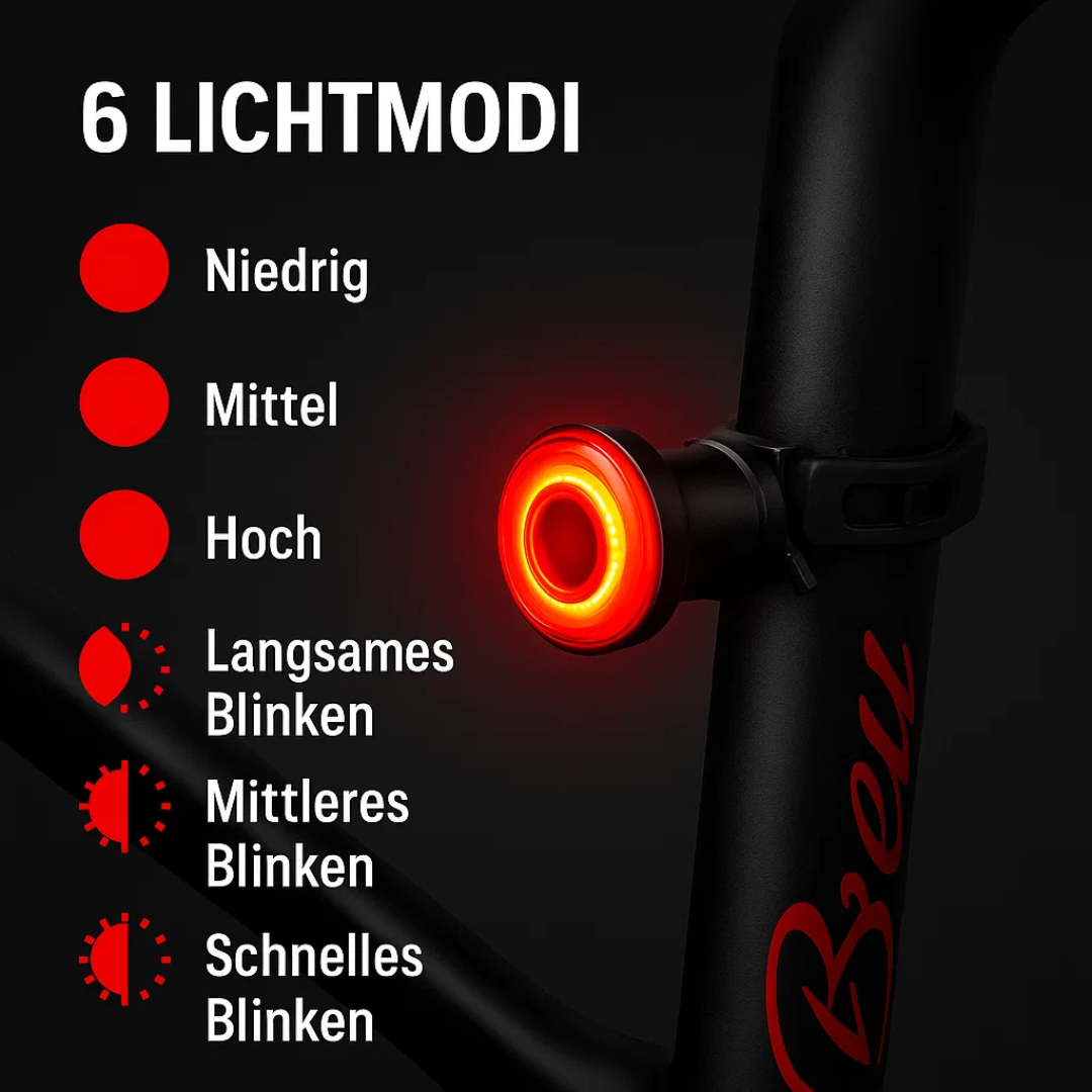 BrakeGlow | Ultra-intelligentes Rücklicht für Fahrrad Decorique.de