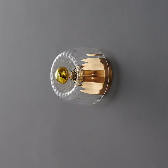 BrassRay | Luxuslampe aus Kupfer & Glas im Sonnenstil Decorique.de