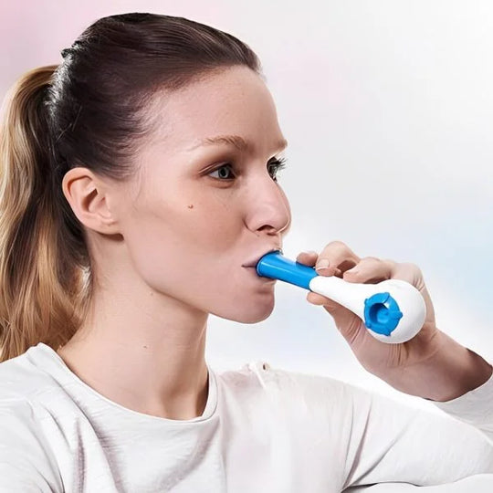 BreathPulse | Atemtrainer – Effektive Unterstützung für freie Atemwege Blau Decorique.de