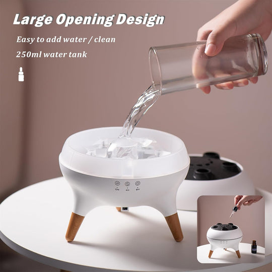 BreezeLume | Dynamischer Quallen-Luftbefeuchter und ätherischer Öl Diffusor Decorique.de