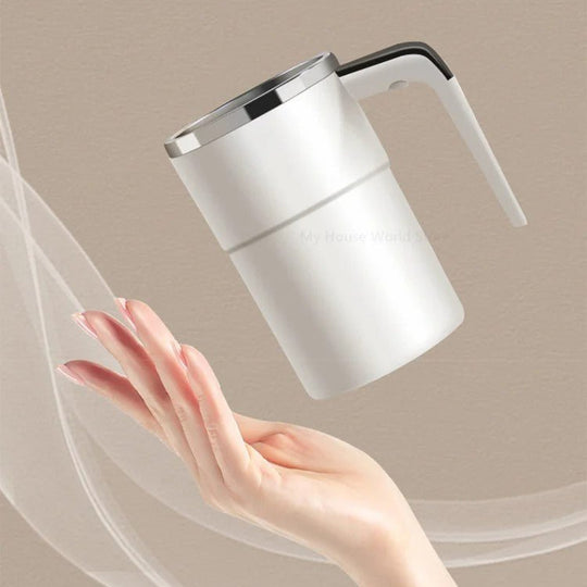 BrewSpin | Selbstrührender Kaffeebecher - Wiederaufladbarer magnetischer Mixer Decorique.de