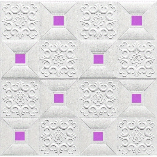 BrickLux | 3D Ziegel Wandtapete – Selbstklebend & wasserfester Rosa 70*70 cm Decorique.de