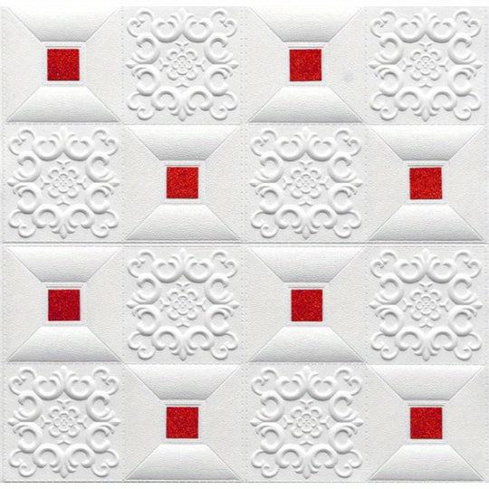 BrickLux | 3D Ziegel Wandtapete – Selbstklebend & wasserfester Rot 70*70 cm Decorique.de