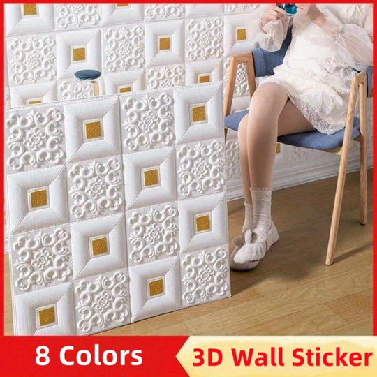 BrickLux | 3D Ziegel Wandtapete – Selbstklebend & wasserfester Decorique.de