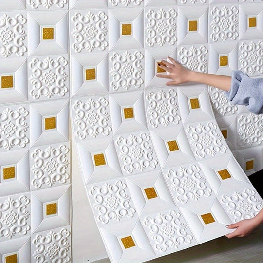 BrickLux | 3D Ziegel Wandtapete – Selbstklebend & wasserfester Decorique.de