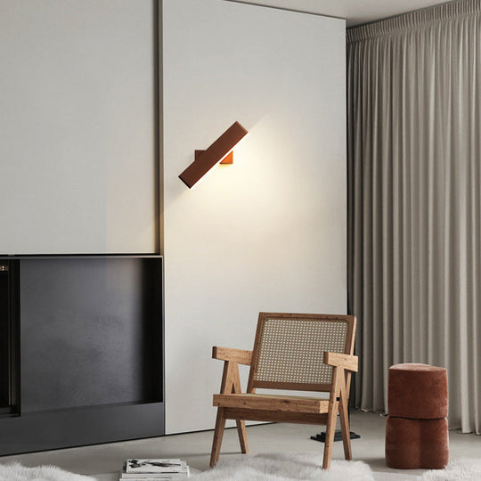 BrightBar | Minimalistische LED-Wandleuchte Braun Decorique.de
