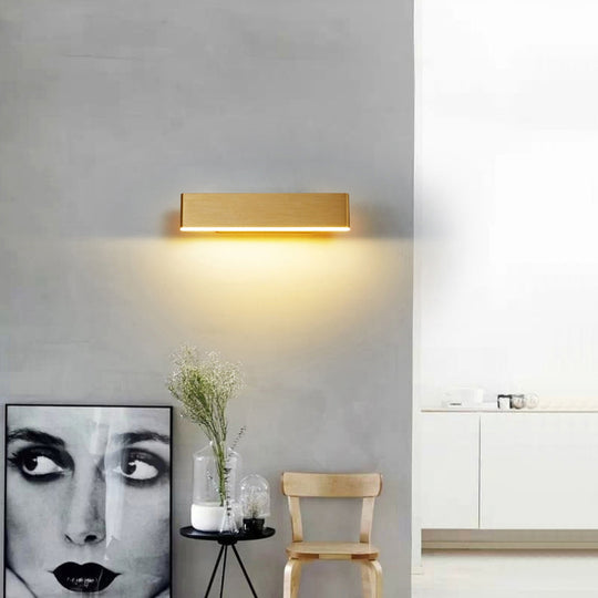 BrightBar | Minimalistische LED-Wandleuchte Gold Decorique.de