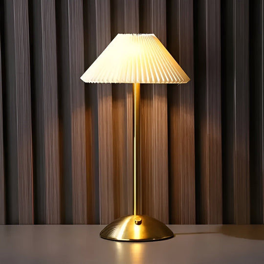 BrightGlow | Elegante & Kabellose Tischlampe Khaki Decorique.de