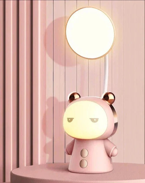 BrightPals | Verspielte Cartoon Tischlampe Rosa Decorique.de