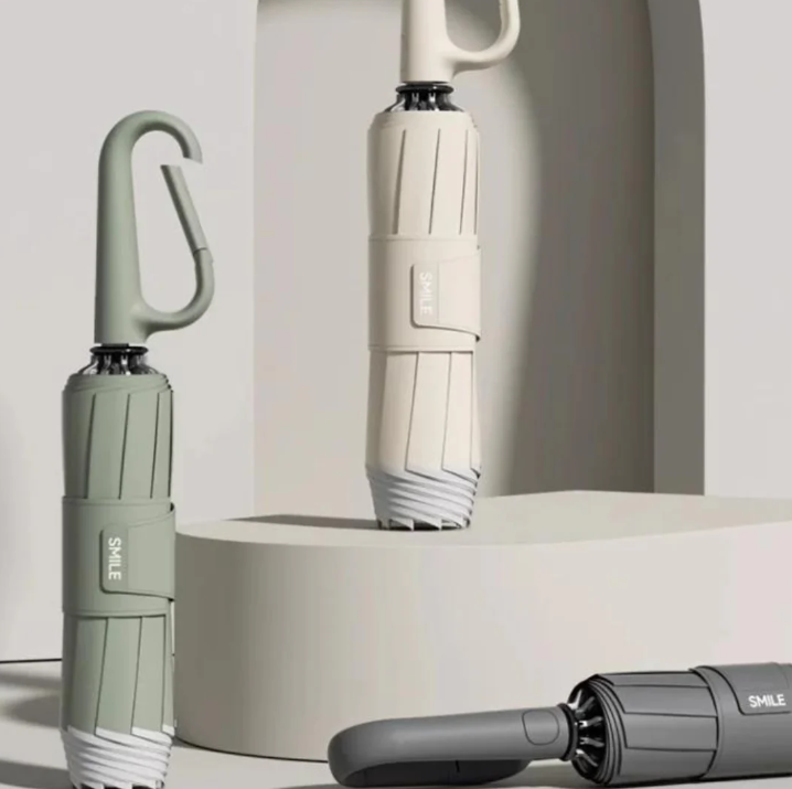 BrightRain | Windfester Regenschirm mit reflektierendem Rand Decorique.de