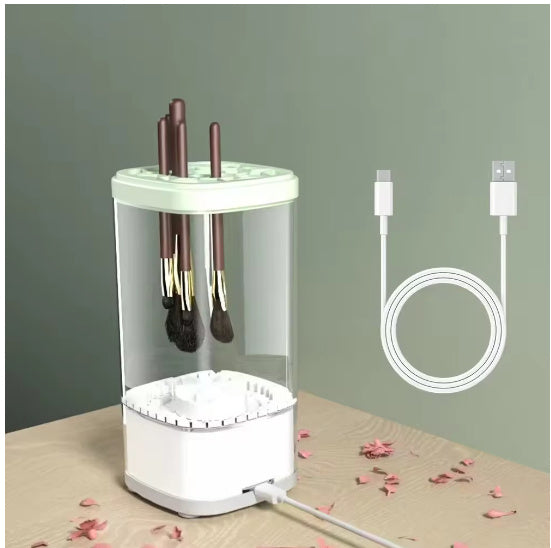 BrushMaster | Elektrischer Make-up-Pinselreiniger Weiß Decorique.de