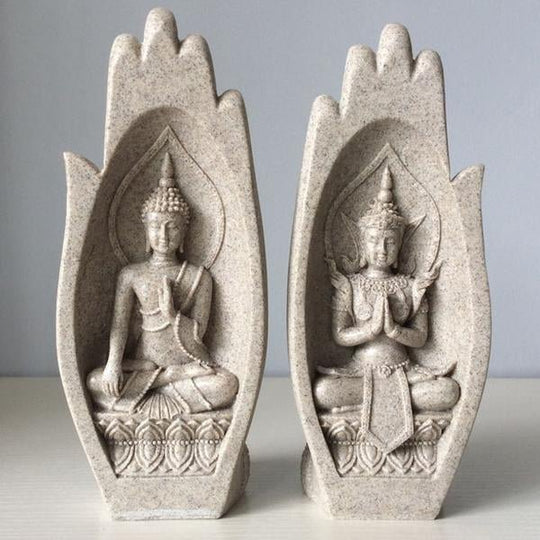 BuddhaUnity | 2 Stück Buddha Figur Decorique.de