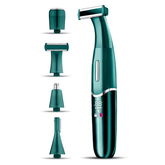 TrimEase | 4-in-1 Bikini-Trimmer in Klassischem Grün