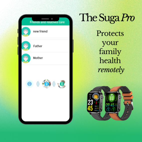 SugaWatch | Nicht-invasive Smartwatch zur Glukoseüberwachung & Lasertherapie