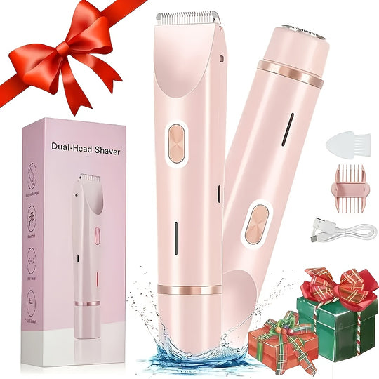 SilkTrim | Rasierer für Frauen - Doppelkopf-Präzision und USB-Aufladung