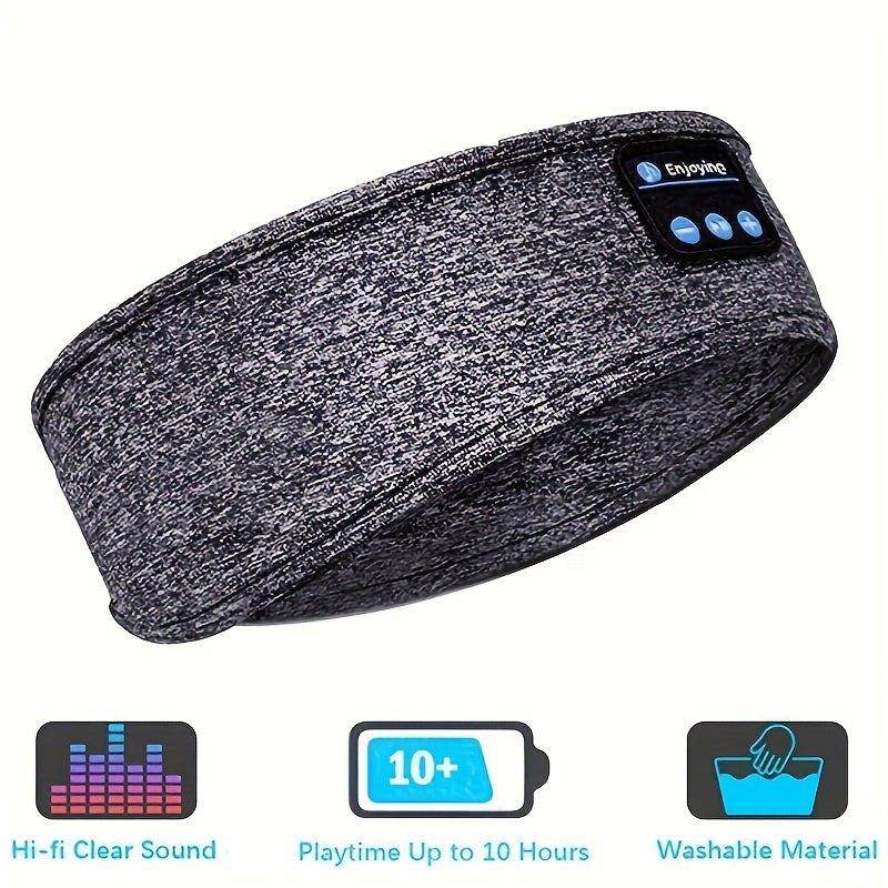 CalmTune | Bluetooth-Stirnband – Weiches & flexibles Design für Entspannung & Reisen